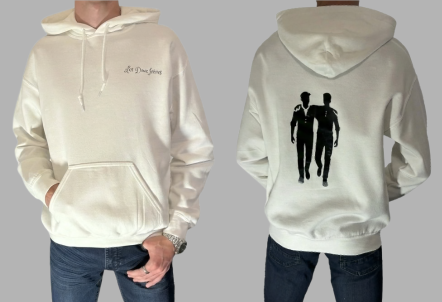 Sweat à Capuche Fraternité "Les Deux Frères" – Confort Premium